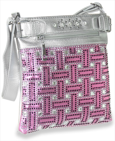 Rhinestone Design Crossbody Sling Rhinestone Design Crossbody Sling